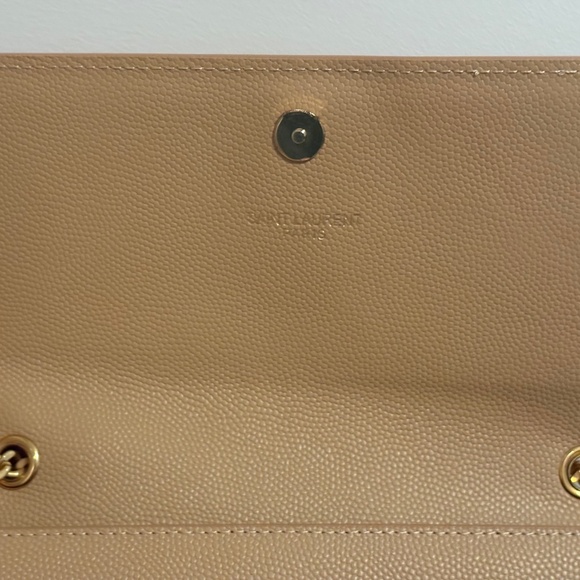 Saint Laurent Grain De Poudre Monogram Kate Satchel Nude Powder (2017) - Picture 14 of 17